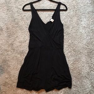 Romper v neck black H&M